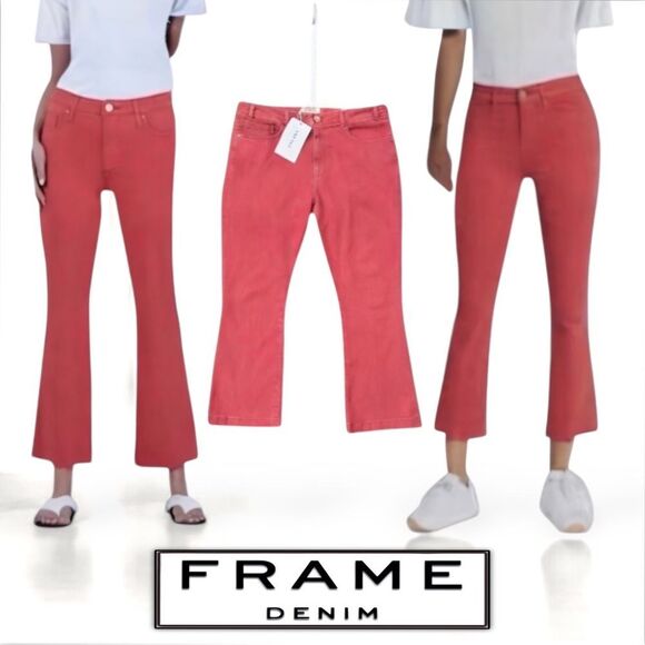 NWT Frame Denim Le Crop Mini Boot Jeans - Picture 9 of 16